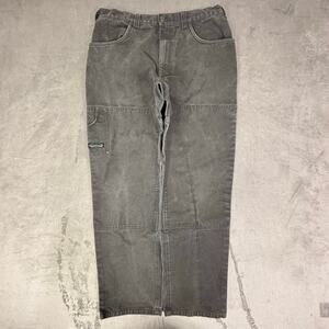 Arborwear Pants Mens 36x32 Green Carpenter Canvas Double Knee Cotton MOS Moss